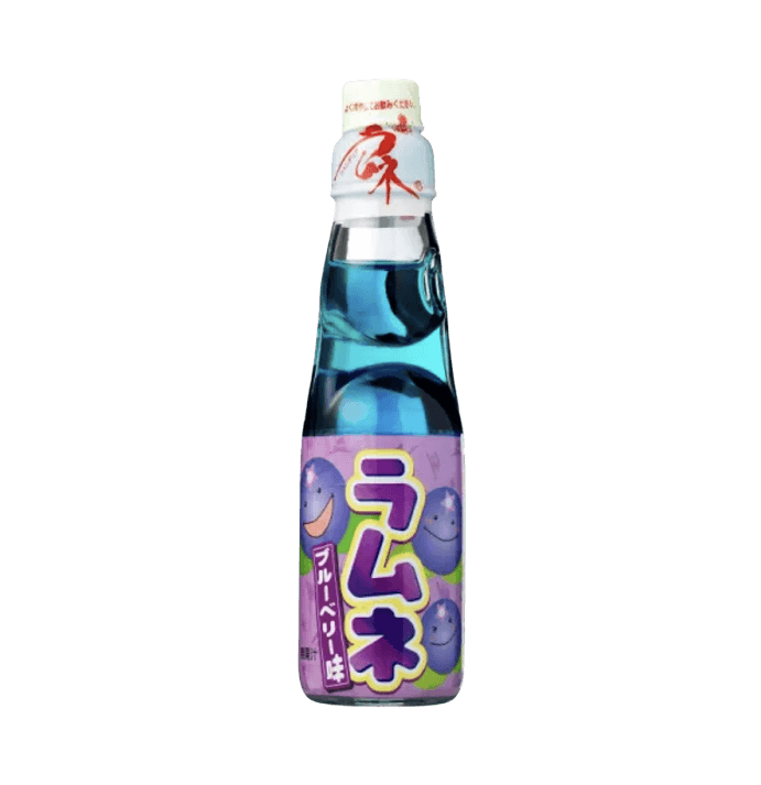 Blåbær sodavand ramune 
