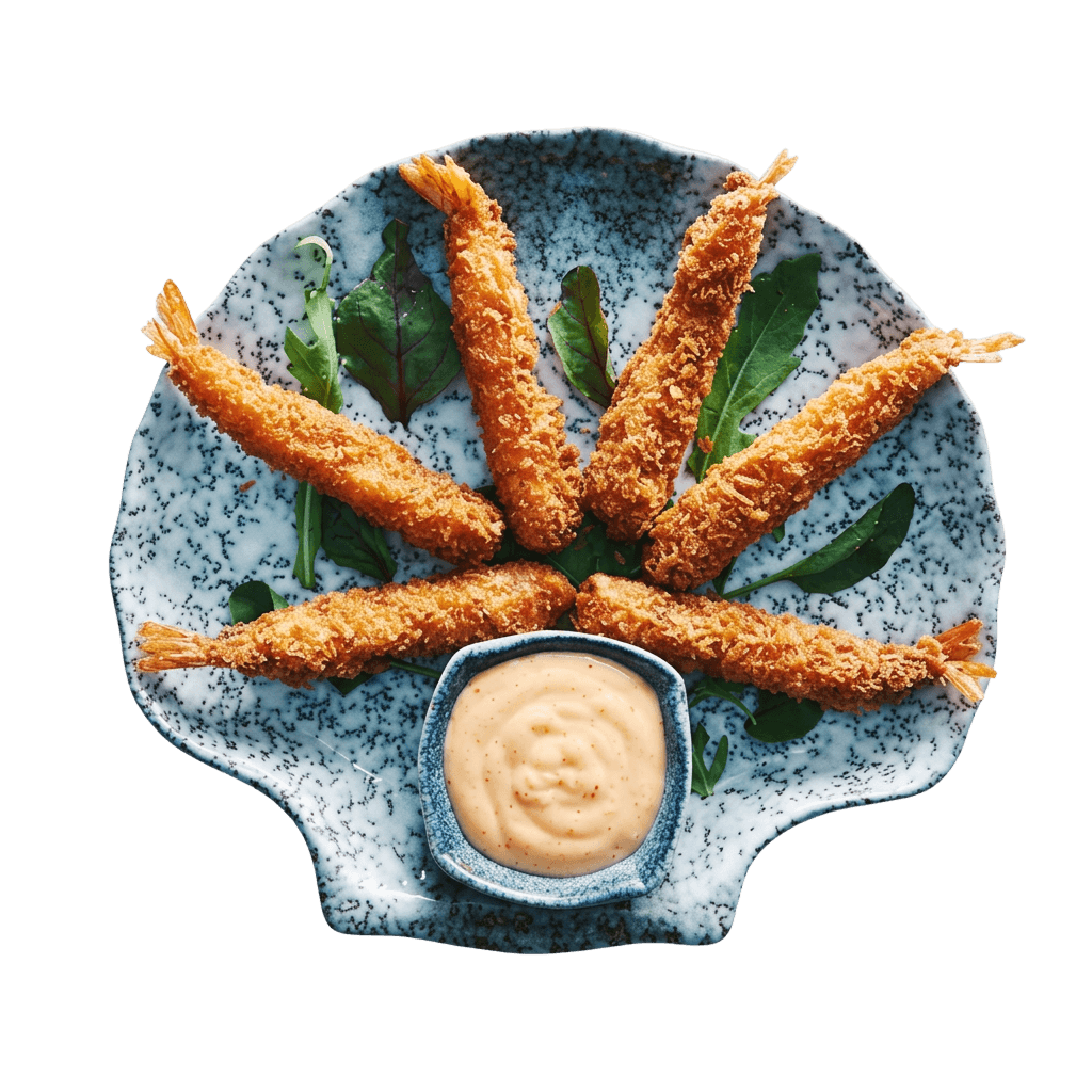 Tempura rejer (4 stk)