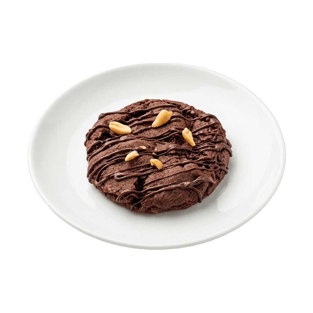 Vegan Dark Chocolate & Peanut Butter Stuffed Cookie 12stk